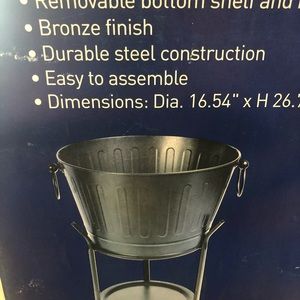 Bronze Party Tub w. Stand